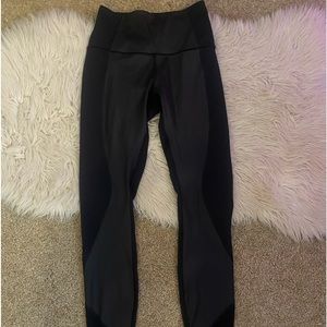LULULEMON- Faux Leather Leggings